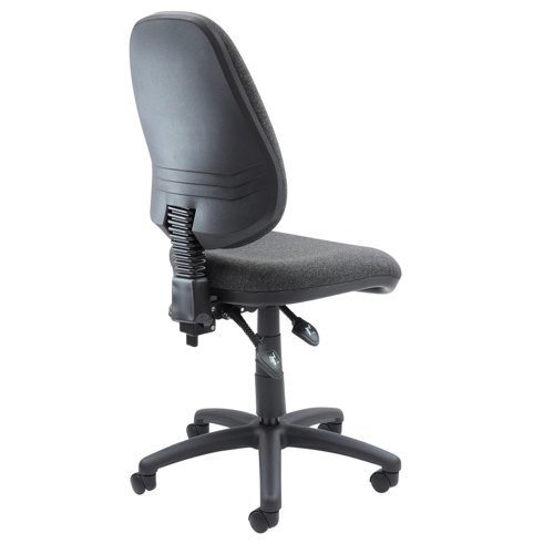 Vantage 100 2 lever PCB operators chair with no arms - charcoal Office Chairs V100-00-C