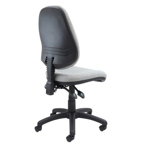 Vantage 100 2 lever PCB operators chair with no arms - grey