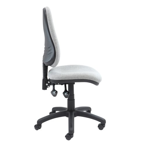 V100-00-G | The Vantage 100 fabric chair is the comfortable and affordable, no-nonsense, task office chair which is a highly versatile and suitable for a wide range of different tasks and applications. Available from stock in 5 finishes, the contoured seat, back height and back rake adjustment and adjustable seat height increase sitting ease for long periods of time.