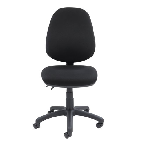 Vantage 100 2 lever PCB operators chair with no arms - black