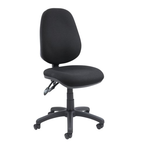 Vantage 100 2 lever PCB operators chair with no arms - black | V100-00-K | Dams International