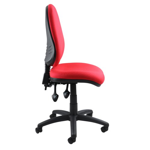 Vantage 100 2 lever PCB operators chair with no arms - red V100-00-R Buy online at Office 5Star or contact us Tel 01594 810081 for assistance