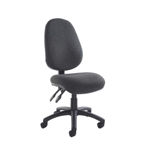 Vantage 100 2 lever PCB operators chair with no arms - charcoal
