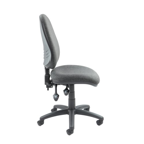 Vantage 200 3 lever asynchro operators chair with no arms - charcoal | V200-00-C | Dams International