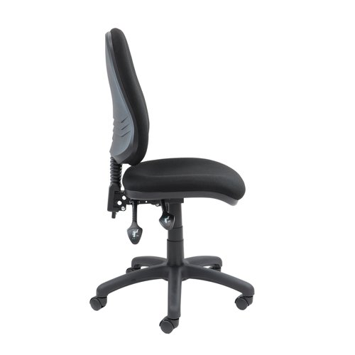 Vantage 200 3 lever asynchro operators chair with no arms - black  V200-00-K