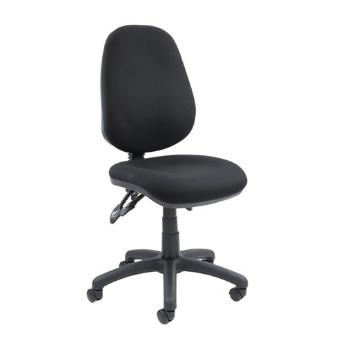 Vantage 200 3 lever asynchro operators chair with no arms - black