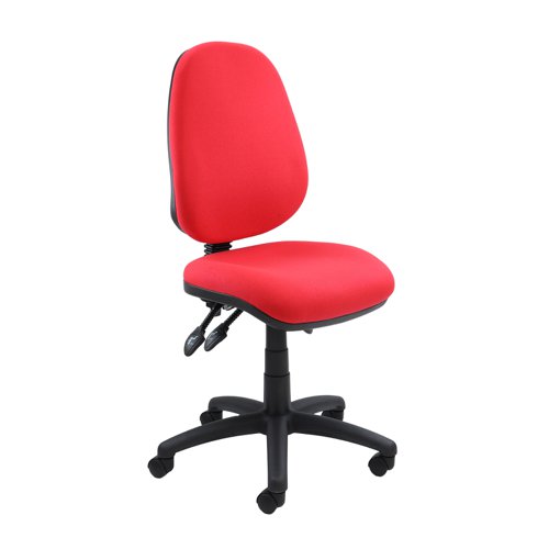 Vantage 200 3 lever asynchro operators chair with no arms - red