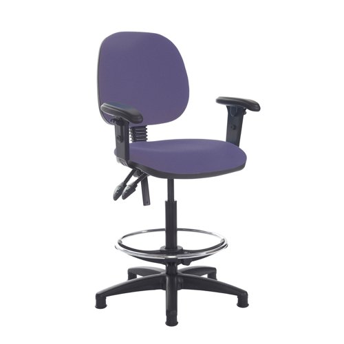 Jota draughtsmans chair with adjustable arms - made to order
