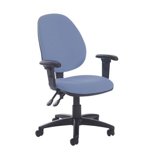 Jota High fabric back PCB operator chair with adjustable arms - made to order