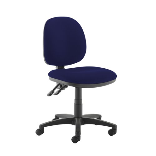 Jota medium back PCB operators chair with no arms - Ocean Blue