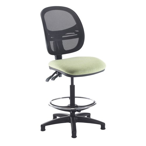 Jota mesh back draughtsmans chair with no arms - made to order