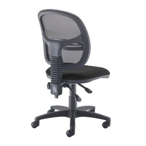 Jota Mesh medium back operators chair with no arms - black VMH10-000-BLK Buy online at Office 5Star or contact us Tel 01594 810081 for assistance