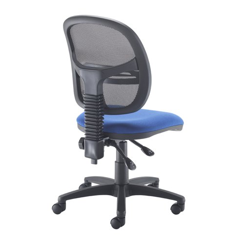 Jota Mesh medium back operators chair with no arms - blue Office Chairs VMH10-000-BLU