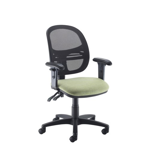Jota Mesh medium back operators chair with adjustable arms - made to order