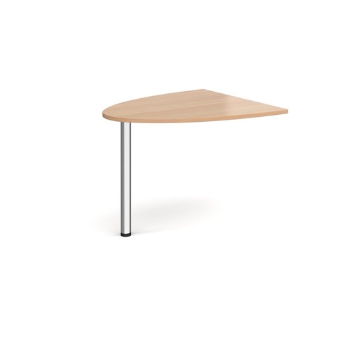 Welcome reception unit D-end extension 1000mm x 888mm - beech