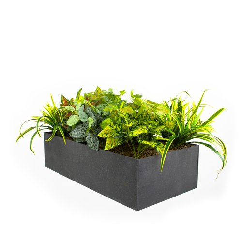 Pre set artificial plants for universal lockers - 800 wide