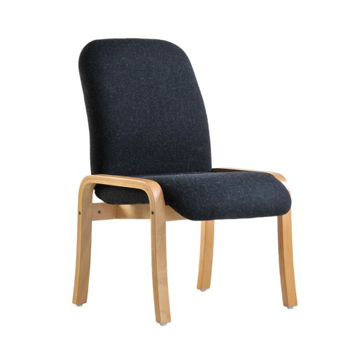 Yealm modular beech wooden frame chair with no arms 540mm wide - made to order