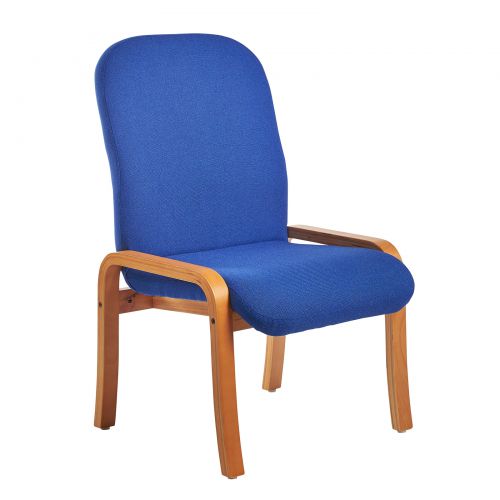 Yealm Reception Chair no Arms Blue