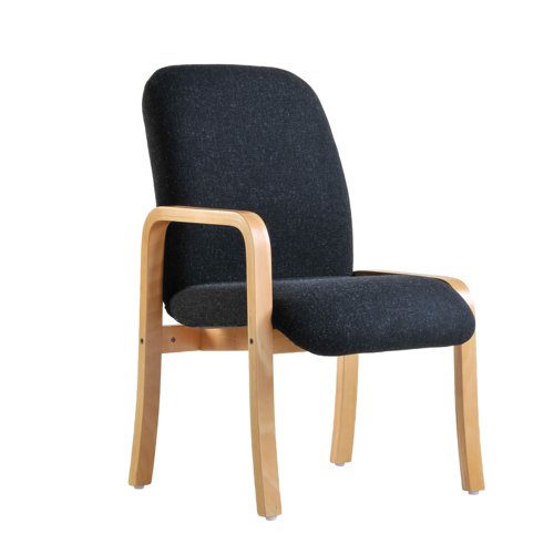 Yealm modular beech wooden frame chair with right hand arm 540mm wide - made to order