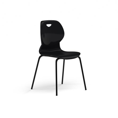 Zara - Multi-Purpose Chair Anthracite, 4 Legged Black Base