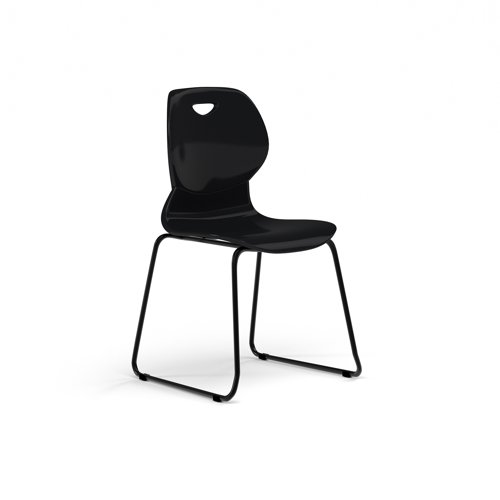 Zara - Multi-Purpose Chair Anthracite, Sled Black Base