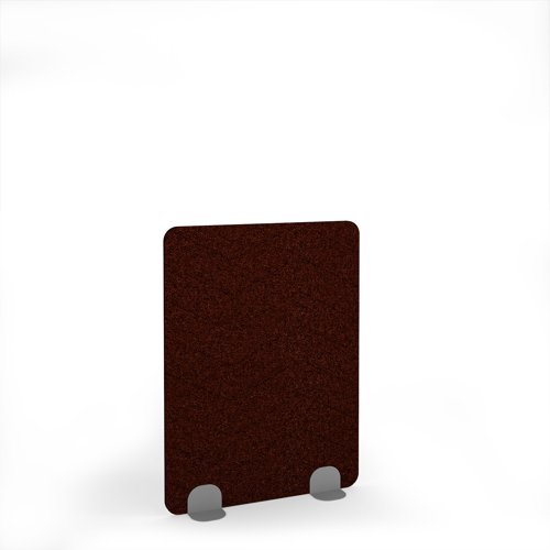 Zigzag Acoustic Floor Standing Silver Metal Base Legs 1200w 1600h - Maroon