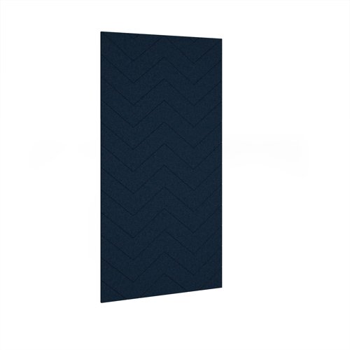 Zigzag Wall Panel 1200w - Dark Blue eco-friendly office product