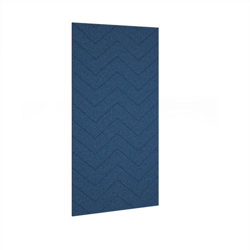 Zigzag Wall Panel 1200w - Blue eco-friendly office product