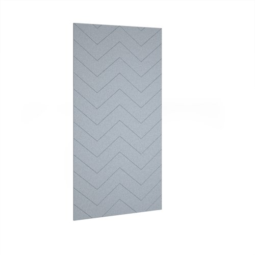 Zigzag Wall Panel 1200w - Light Grey eco-friendly office product