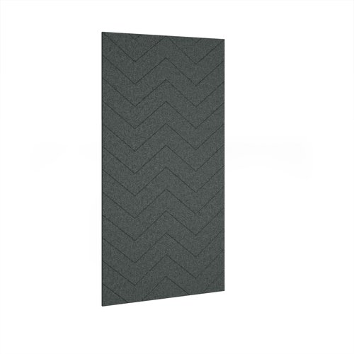 Zigzag Wall Panel 1200w - Moonlight Grey eco-friendly office product