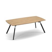 Anson executive rectangular conference table with A-frame legs - Kendal Oak