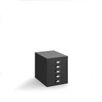 Bisley multi drawers with 5 drawers - black