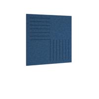 Bevelled Acoustic Ceiling - Wall Tiles 590w - Blue