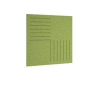 Bevelled Acoustic Ceiling - Wall Tiles 590w - Fruit Green