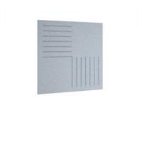 Bevelled Acoustic Ceiling - Wall Tiles 590w - Light Grey