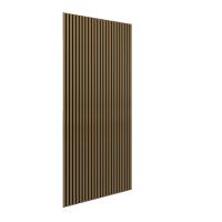 Chatbox Slatted Oak Veneer wall - for single and solo acoustic pods