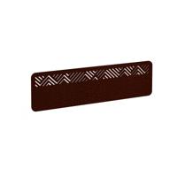 Chevron Acoustic Desktop Screen 1400w - Maroon