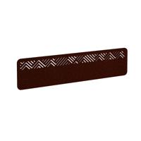Chevron Acoustic Desktop Screen 1600w - Maroon