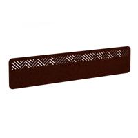 Chevron Acoustic Desktop Screen 1800w - Maroon