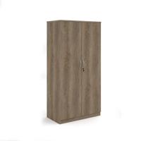 Systems double door cupboard 2000mm high - Nebraska Oak
