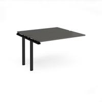 Adapt add on unit single 1200mm x 1200mm - black frame, storm grey top