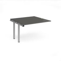 Adapt add on unit single 1200mm x 1200mm - silver frame, storm grey top
