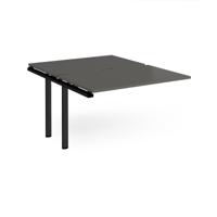 Adapt add on unit single 1200mm x 1600mm - black frame, storm grey top