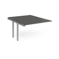Adapt add on unit single 1200mm x 1600mm - silver frame, storm grey top