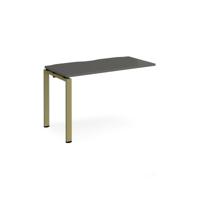 Adapt add on unit single 1200mm x 600mm - green frame, storm grey top