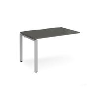 Adapt add on unit single 1200mm x 800mm - silver frame, storm grey top