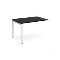 Adapt add on unit single 1200mm x 800mm - white frame, black top