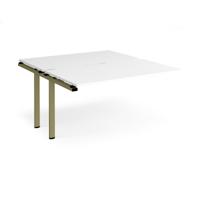 Adapt add on unit single 1400mm x 1600mm - green frame, white top