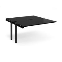 Adapt add on unit single 1400mm x 1600mm - black frame, black top