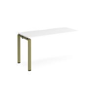 Adapt add on unit single 1400mm x 600mm - green frame, white top